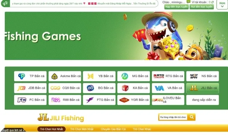 Nhà cái Xin88 hợp tác với nhiều nhà cung cấp game bắn cá uy tín