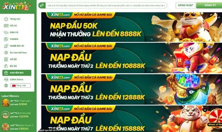 Khám Phá Khuyến Mãi XIN88 Hấp Dẫn Cho Người Chơi Cá Cược 1 Vô vàn các khuyến mãi XIN88 hấp dẫn tặng người chơi